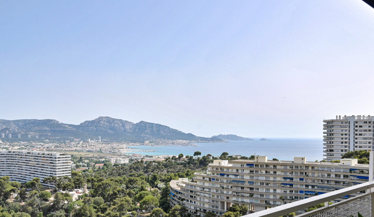 Vue mer Ma Terrasse à Marseille appartement vue mer 13008